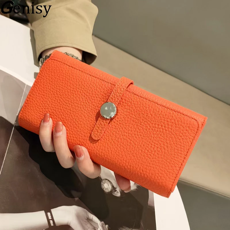 Women Bags Lv - Portafoglio in vera pelle da donna