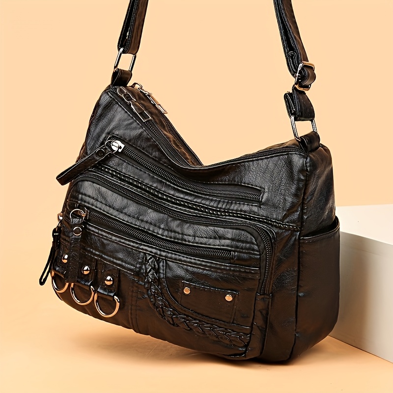 Women Bags Golden - Borsa a tracolla da donna di