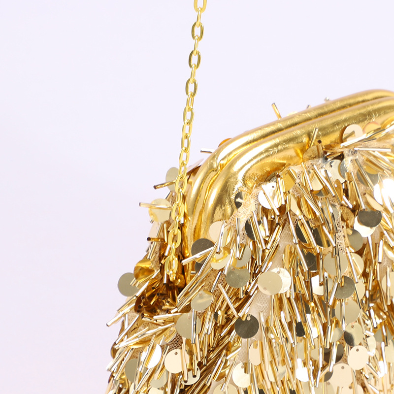 Nuova Borsa Clutch da Donna Do - Women Bags Golden recensione e prezzo