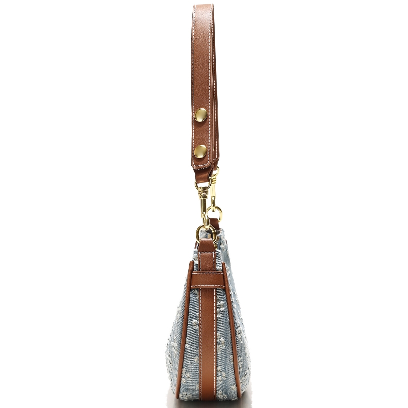 Borsa Hobo in Denim alla Moda  - Half Moon Crescent recensione e prezzo