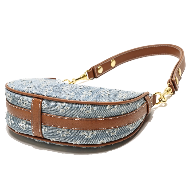 Borsa Hobo in Denim alla Moda  - Half Moon Crescent recensione e prezzo