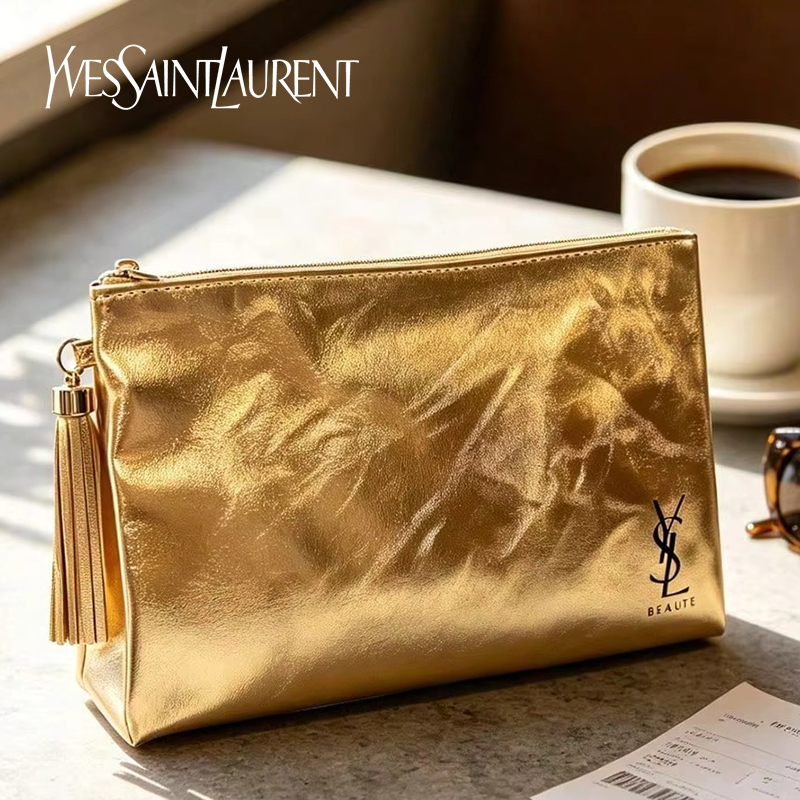 Borsa Cosmetica Dorata YSL, Po - Women Bags Golden recensione e prezzo