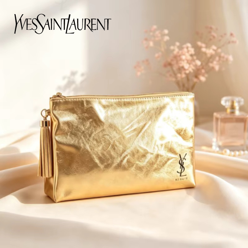 Borsa Cosmetica Dorata YSL, Po - Women Bags Golden recensione e prezzo