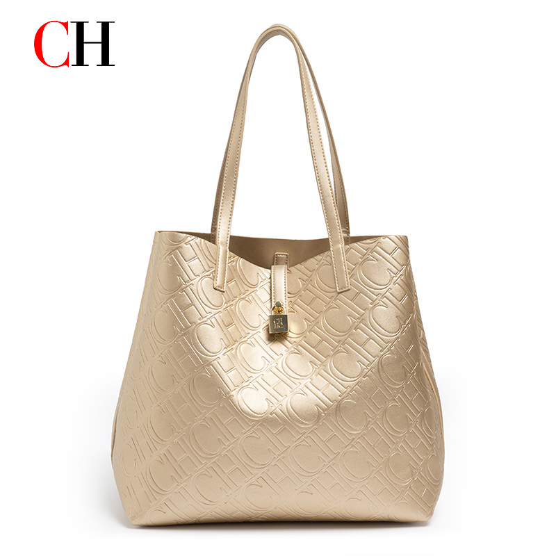Borsa tote di lusso CH da donn - Women Bags Golden recensione e prezzo