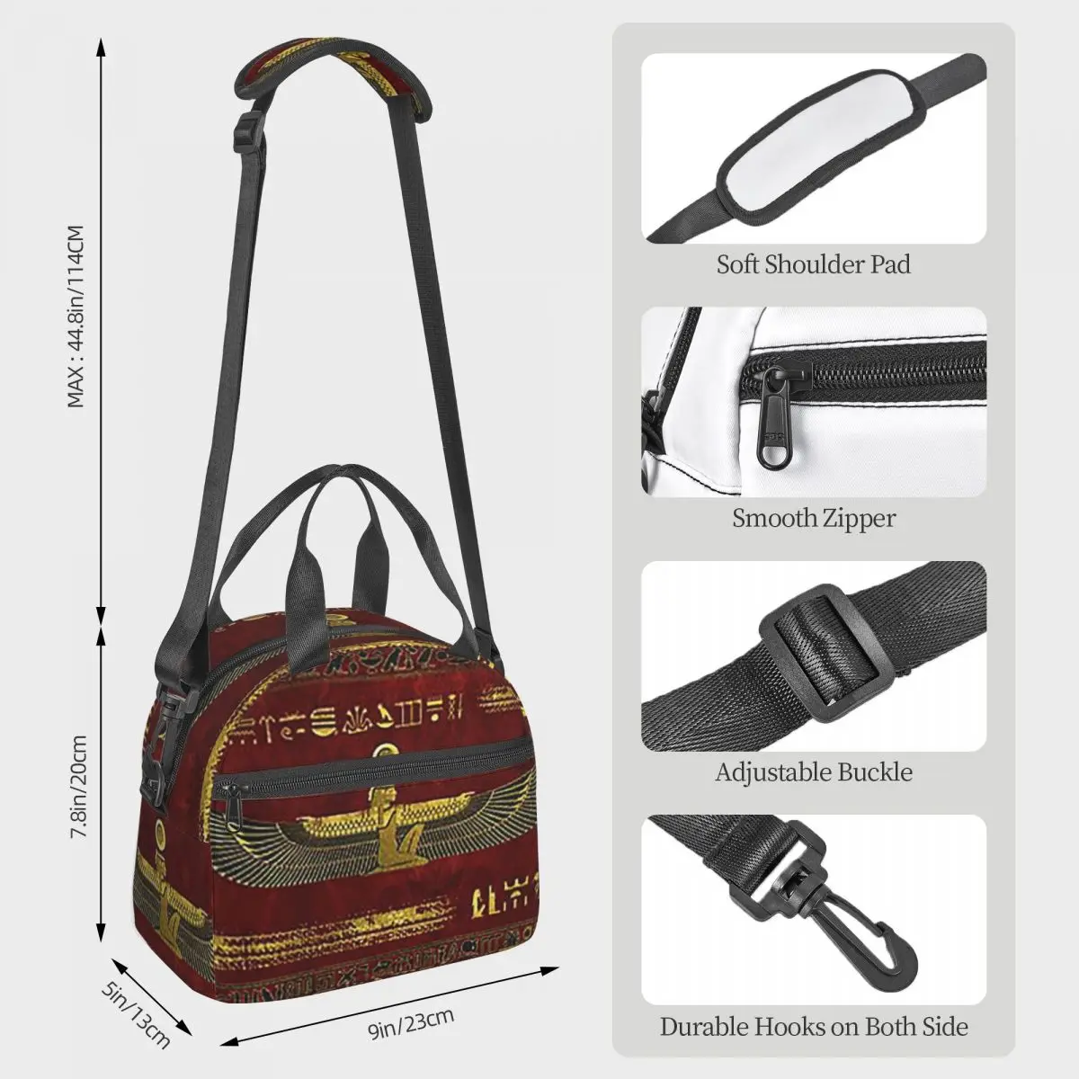 Ornamento dorato del dio egizi - Women Bags Golden recensione e prezzo