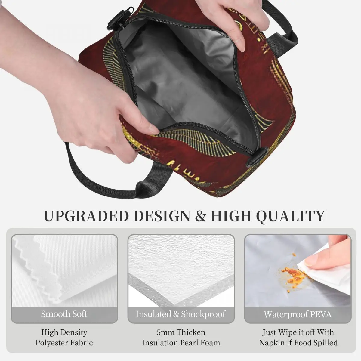 Ornamento dorato del dio egizi - Women Bags Golden recensione e prezzo